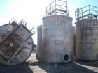 Used Alloy Fabricators Vertical Storage Tank. Approximately 8,000 gallon, 304 stainless steel. 10' diameter x 14'-3