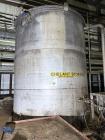 Used 7,000 Gallon Alloy Fabricators 316L Stainless Steel Vertical Tank. 10' diameter x 12' tall. Side manway.
