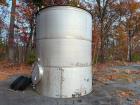 Used 7,000 Gallon Alloy Fabricators Stainless Steel Tank. 316L Stainless steel. Side manway. Flat top. Built 1995.