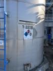 Used Approximately 7,900 Gallon 304 Stainless Steel Tank, Made by Alloy Fabricators