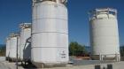 Used Stainless Steel Tank, 10,000 gallon capacity, 316 stainless steel construction. Vertical pressure storage, rated for 100 psi @ 300 deg F, vertical orientation, measures approximately 10 1/2' dia...