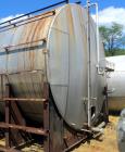 Used American Stainless Steel Products Tank, 37,000 Gallon, Stainless Steel, Horizontal. Approximately 144