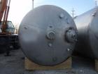 Used-31,000 Liter (8190 Gallon) Apache Storage Tank, 304 stainless steel construction, 120