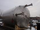 Used-31,000 Liter (8190 Gallon) Apache Storage Tank, 304 stainless steel construction, 120