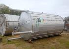 Used Walker Storage Tank, 10,000 Gallon, 304 Stainless Steel