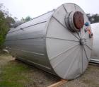 Used Walker Storage Tank, 10,000 Gallon, 304 Stainless Steel
