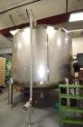 Used-Apache Stainless Tank, 7000 Gallon, 316L Stainless Steel, Vertical. 144