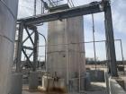 Used- Apache Stainless 8000 Gallon Stainless Steel Insulated Vertical Storage Ta