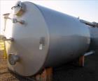 Used Apparatebau Nordhausen Tank, 5000 Gallon, 316 Stainless Steel.