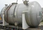Used Applied Engineering Pressure Tank, 8,100 gallon, 304L stainless steel, horizontal. 9' diameter x 14'2'' long, 2 to 1 elliptical heads. Internal rated 16 psi at 150 deg F. Openings: top 2'', 3'',...