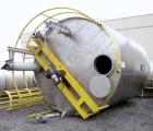 Used Bendel Tank, 10,000 Gallon, 304L Stainless Steel, Vertical.  Approximately 136” diameter x 165” straight side, slight coned top, sloped bottom.  UL Rated for above ground flammable storage, UL #...