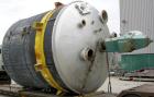 USED: Bishopric Products Co jacketed tank, 12,000 gallon, 304 stainless steel, vertical. 12'6
