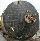 USED: Bishopric Products Co jacketed tank, 12,000 gallon, 304 stainless steel, vertical. 12'6