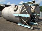 Used- Buffalo Pressure Tank, 10,000 Gallon, 304 Stainless Steel, Vertical. Approximate 120