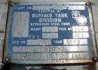 Used Buffalo Pressure Tank, 10,000 Gallon, 304 Stainless Steel, Vertical. Approximate 120