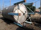 Used Buffalo Pressure Tank, 10,000 Gallon, 304 Stainless Steel, Vertical. Approximate 120