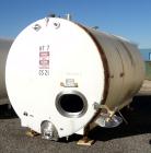 Used C.E. Howard Storage Tank, 5000 Gallon, Style 477-A, 304 Stainless Steel, Horizontal. Approximately 96