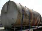 USED: C E Howard tank, 10,000 gallon, 304 stainless steel, horizontal. 110