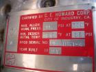 Used-CE Howard 7,500 Gallon Stainless Steel Jacketed Tank