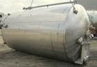 Used: C.E. Howard Tank, 5000 Gallon, 304 Stainless Steel, Vertical.  94