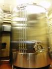 Used Cherry Burrell 9,000 Gallon Vertical Mixing Tank, Model 9000CV. 7.5hp bottom side agitator, 13' 3