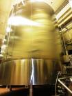 Used- Cherry Burrell 9,000 Gallon Vertical Mixing Tank, Model 9000CV. 7.5hp bottom side agitator, 13' 3