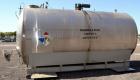 Used Cherry-Burrell Type C Tank, 6,000 Gallon, Model CH, 304 Stainless Steel, Horizontal. 96” Diameter x 184” straight side, dished heads. Top entering agitator with a 1” diameter shaft with (4) padd...