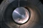Used Cherry-Burrell Type C Tank, 6,000 Gallon, Model CH, 304 Stainless Steel, Horizontal. 96” Diameter x 184” straight side, dished heads. Top entering agitator with a 1” diameter shaft with (4) padd...