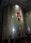Used Cherry Burrell Model CVL 10,000 Gallon Side Agitated Tank. Includes 5 hp, 3485 rpm Tri Clover 2 1/2