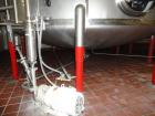 Used Cherry Burrell Model CVL 10,000 Gallon Side Agitated Tank. Includes 5 hp, 3485 rpm Tri Clover 2 1/2