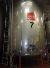 Used Cherry Burrell Model CVL 10,000 Gallon Side Agitated Tank. Includes 5 hp, 3485 rpm Tri Clover 2 1/2