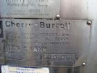Used-Cherry Burrell 6,000 Gallon Top Agitated Mixing Tank, Model CV.  Top agitated stainless steel single wall mixing tank w...