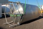 Used- Cherry Burrell 5000 Gallon 304 Stainless Steel Mix Tank. Type CV. Approx. 8' Diameter x 12' 6
