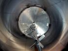 Used Cherry Burrell 5000 Gallon 304 Stainless Steel Mix Tank. Type CV. Approx. 8' Diameter x 12' 6