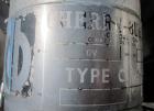 Used Cherry Burrell 5000 Gallon 304 Stainless Steel Mix Tank. Type CV. Approx. 8' Diameter x 12' 6