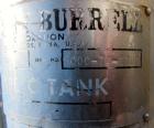 Used Cherry Burrell 5000 Gallon 304 Stainless Steel Mix Tank. Type CV. Approx. 8' Diameter x 12' 6