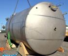 Used Cherry-Burrell Type C Tank, 10,000 Gallon, 304 Stainless Steel, Vertical. 126” Diameter x 172” straight side, dished top and bottom. Bottom side entering agitator with a 3 blade prop, driven by ...