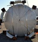 Used Cherry-Burrell Type C Tank, 10,000 Gallon, 304 Stainless Steel, Vertical. 126” Diameter x 172” straight side, dished top and bottom. Bottom side entering agitator with a 3 blade prop, driven by ...