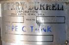 Used- Cherry-Burrell Type C Tank, 10,000 Gallon, 304 Stainless Steel, Vertical. 126” Diameter x 172” straight side, dished t...