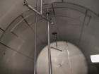 Used Cherry Burrell 10,000 Gallon Stainless Steel Horizontal Storage Tank. Approximately 10'6