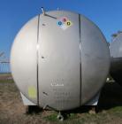 Used Cherry Burrell 10,000 Gallon Stainless Steel Horizontal Storage Tank. Approximately 10'6