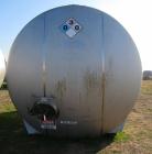 Used Cherry Burrell 10,000 Gallon Stainless Steel Horizontal Storage Tank. Approximately 10'6