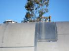 Used Cherry Burrell 10,000 Gallon Stainless Steel Horizontal Storage Tank. Approximately 10'6