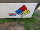 Used Cherry Burrell 10,000 Gallon Stainless Steel Horizontal Storage Tank. Approximately 10'6