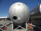 Used Cherry Burrell 10,000 Gallon Stainless Steel Horizontal Storage Tank. Approximately 10'6