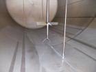 Used Cherry Burrell 10,000 Gallon Stainless Steel Horizontal Storage Tank. Approximately 10'6