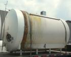 Used- Cherry-Burrell Cold Wall Tank, 5000 Gallon, Model E, 304 Stainless Steel, Horizontal. 96