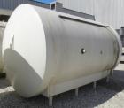 Used Cherry-Burrell Cold Wall Tank, 5000 Gallon, Model E, 304 Stainless Steel, Horizontal. 96