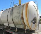 Used- Cherry-Burrell Cold Wall Tank, 5000 Gallon, Model E, 304 Stainless Steel, Horizontal. 96