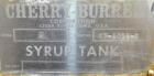 Used Cherry-Burrell Cold Wall Tank, 5000 Gallon, Model E, 304 Stainless Steel, Horizontal. 96